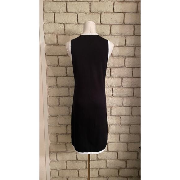 Zesica Black & White Knit Dress - Picture 8 of 10